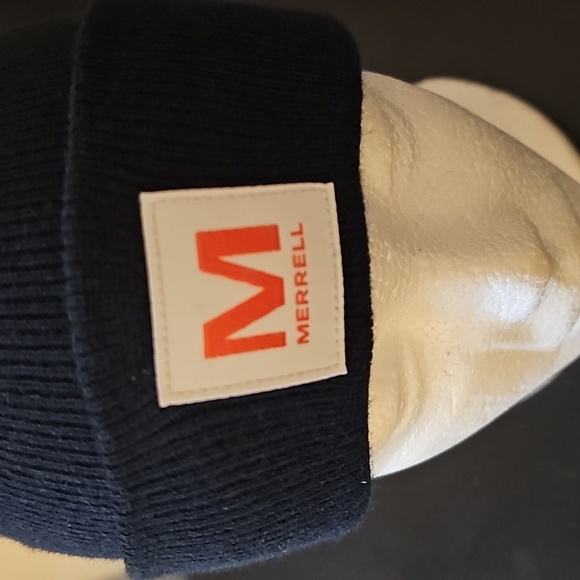 Merrell Black Knit Hat with Logo - Picture 2 of 5
